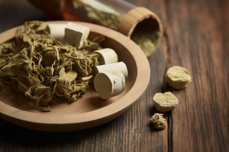 中国传统木桌纹理散乱摆放着的中医艾灸艾草,高清,摄影图,摄影图片,图片大全,摄影图免费下载